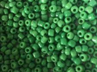 Afbeelding voor rocailles 3 mm donker groen(per 10 gram)