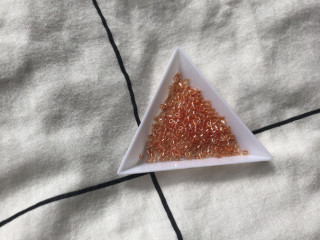 Afbeelding voor rocailles glans oranje(per 10 gram)