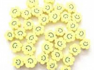 Afbeelding voor polymeer bloem geel(per stuk)