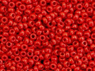 Afbeelding voor rocailles 3 mm rood(per 10 gram)