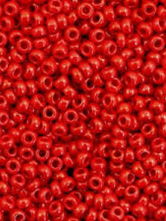 Afbeelding voor rocailles 3 mm rood(per 10 gram)
